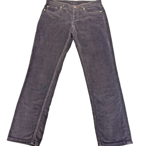Loro Piana Women's Brown Corduroy Cotton Jeans Pants Trousers Sz 44/8Italy